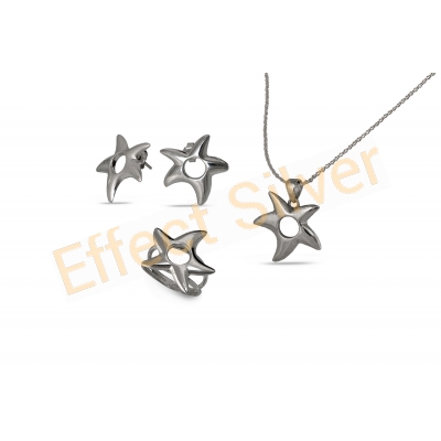 Silver Set - Starfish